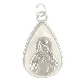 Creed J0699 Mother of Pearl Charm Sacred Heart