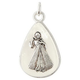 Creed J0701 Mother of Pearl Charm Divine Mercy