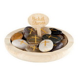 Gifts of Faith J0780 Gold Cross Stone - Filled Display