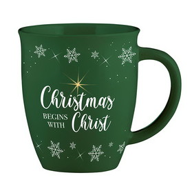 Gifts Of Faith J0863 Mug - Christmas Begins with Christ