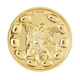 Creed J0886 Saint Michael Rosary Pocket Coin