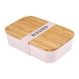 Faithworks J0927 Bamboo Lunch box - Blessed