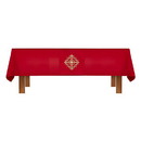 RJ Toomey J0943RED Altar Frontal and Holy Trinity Cross Overlay Cloth - Set of 2