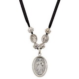 Creed J0974 Ribbon Necklace - Divine Mercy