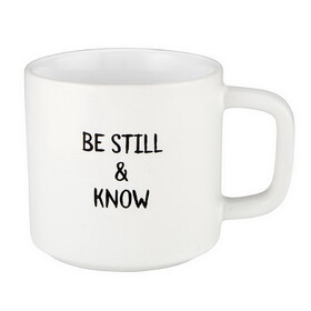 Heartfelt J1342 Stackable Mug - Be Still & Know