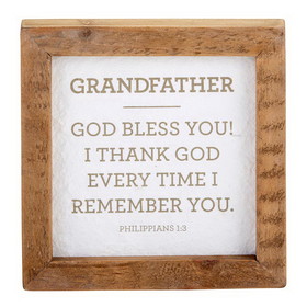 Heartfelt J1455 Framed Tabletop-Grandfather