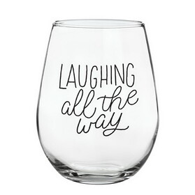 Drinkware J1509 Stemless Wine Glass - Laughing
