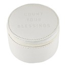 Christian Brands J1530 Tabletop Clock - White - Blessings