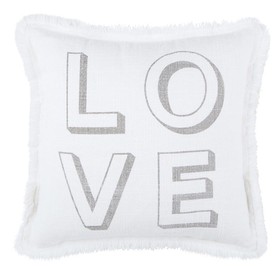 Stephan Baby J1678 Face To Face Square Pillow - LOVE