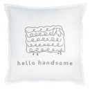 Stephan Baby J1679 Face To Face Square Pillow - Hello Handsome