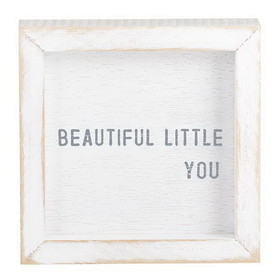 Stephan Baby J1689 Face To Face Petite Word Board - Beautiful Little You