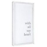 Stephan Baby J1690 Face To Face Word Board - With All My Heart