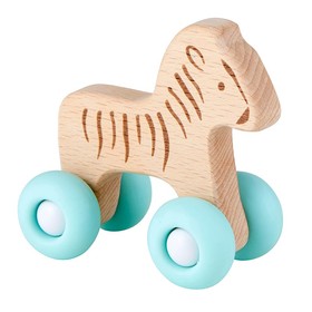 Stephan Baby J1770 Silicone Wood Toy - Zebra