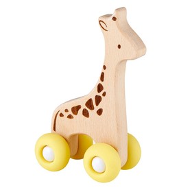 Stephan Baby J1771 Silicone Wood Toy - Giraffe