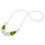 Stephan Baby J1779 Silicone Necklace - Olive Marble