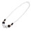 Stephan Baby J1781 Silicone Necklace - Black Marble