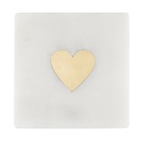 Christian Brands J2033 Marble Coasters - Heart - Set of 4