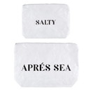 Santa Barbara Design Studio J2267 Face to Face Tyvek Bag - Apres Sea/Salty - Set of 2