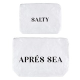 Santa Barbara Design Studio J2267 Face to Face Tyvek Bag - Apres Sea/Salty - Set of 2