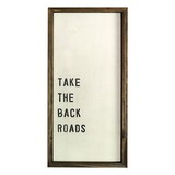 Christian Brands J2283 Face to Face Word Board - Take The Back Roads