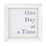 Santa Barbara Design Studio J2299 Face to Face Petite Word Board - One Day At A Time