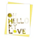 Christian Brands J2375 Pieces of Me Greeting Card - Oh Hello Love