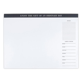 Christian Brands J2378 Face to Face Desktop Notepad - Enjoy The Gift of An Ordinary Day