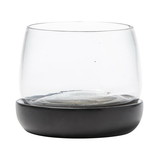 Christian Brands J2530 Small Black Marble and Glass Bowl