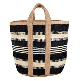 Christian Brands J2679 Basket Bag - Black with Ivory