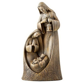 Christmas Treasures J5515 10" Holy Family Statue