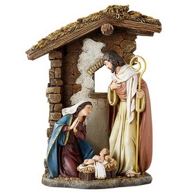 Christmas Treasures J5522 10" Bethlehem Stable Statue