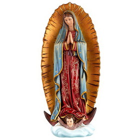 Avalon Gallery J5532 12-1/8"H Our Lady Of Guadalupe Statue