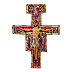 Gerffert J5543 10" San Damiano Crucifix