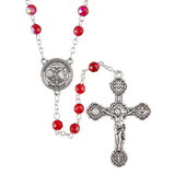 Creed J5562 RCIA Rosary Ruby