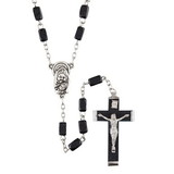 Creed Creed Four Sided Wood Rosary With Beads