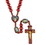Creed J5639 Wood Rosary On Card With Heart Shaped Epoxy Divine Mercy Center