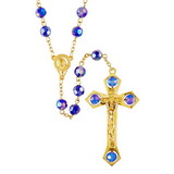 Creed J5662 Four Evangelist Rosary With Sapphire Beads