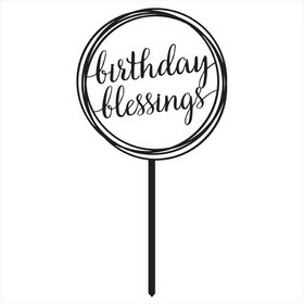 Faithworks J5772 Cake Topper - Birthday Blessings
