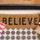 Faithworks J5788 Coir Doormat - Believe