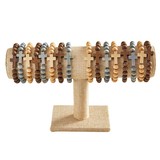 Kingdom Jewelry J5818 Filled Display - Wood Bead Bracelet