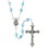 Creed J5934 Tears Of Mary Rosary With Aqua Beads
