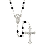 Creed Creed Pray Rosary Black Beads Saint