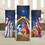 Celebration Banners J6574 Let us Adore Him Nativity X-Stand Banner Set - Set of 3