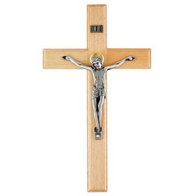 Jeweled Cross J6959 12" Oak St Mark Crucifix