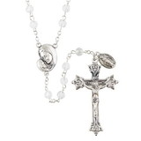 Creed J7360 Mother's Embrace Rosary - Crystal