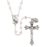 Creed J7364 Mother's Embrace Rosary - Rose