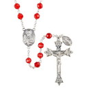 Creed J7371 Loc-Link Vienna Rosary - Ruby