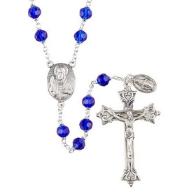 Creed J7372 Loc-Link Vienna Rosary - Sapphire