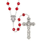 Creed J7387 Loc-Link Vienna Rosary - Ruby