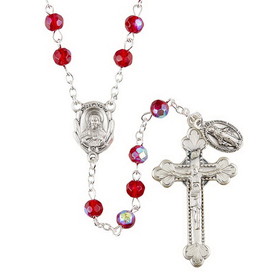 Creed J7395 Prague Rosary - Ruby
